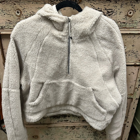 Lululemon scuba oversized half zip fleece hoodie M\L EUC - Picture 4 of 7
